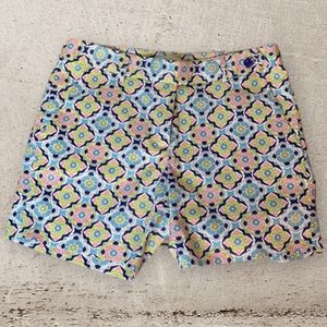 Jade Melody Tam Sea Blue Motif Judy Shorts Women Size 4